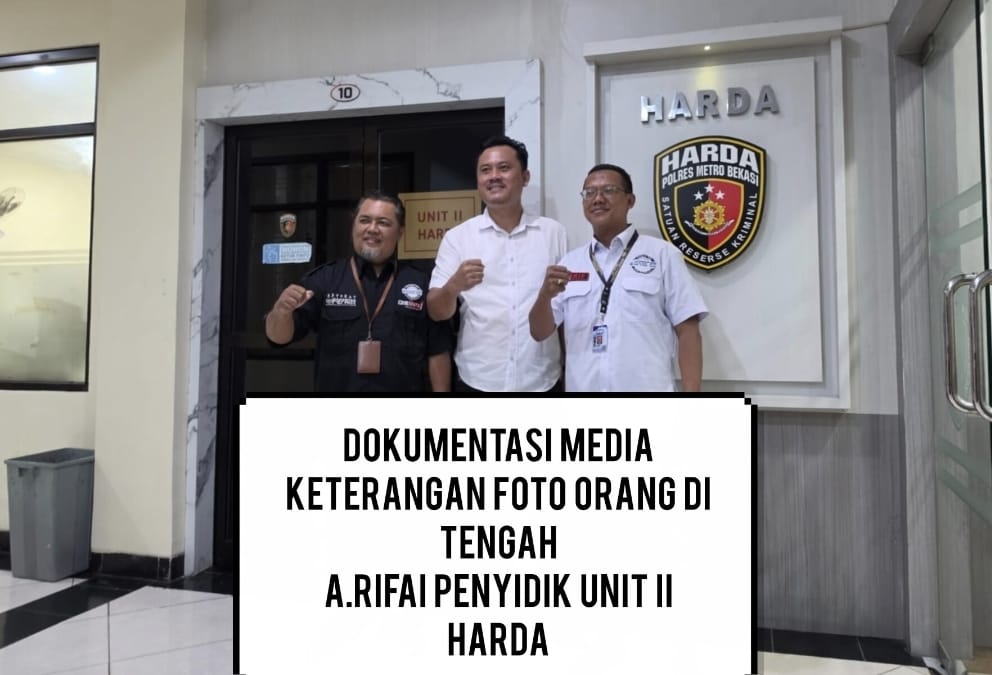 Kasus Mangkrak Setahun Lebih Hairil Tami Soroti Kinerja Buruk Penyidik A.Rifai Unit II HARDA Polres Metro Bekasi Kabupaten / Cikarang