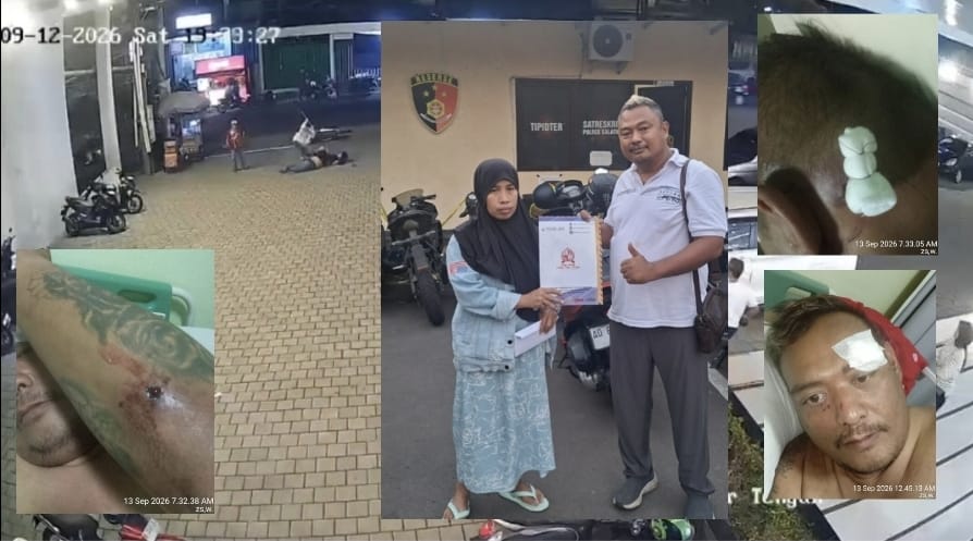 Korban Dugaan ‘Pengroyokan & Percobaan Pembunuhan’ dgn Linggis di Salatiga Dirawat di RSUD,Istri Lapor Polisi—FERADI WPI Tegaskan Kawal Hingga Tuntas