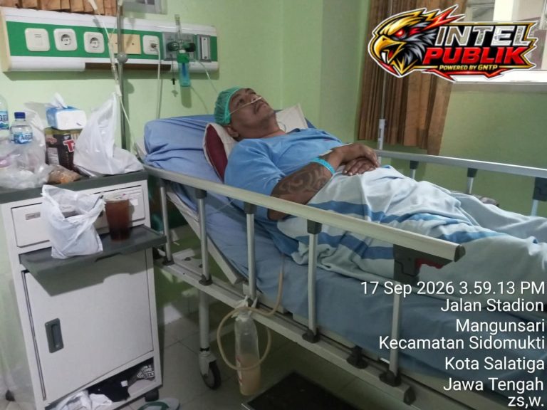 Paru Paru Bocor Diduga Akibat Hantaman Linggis bertubi tubi, Kondisi Memprihatinkan Sholeh Korban dugaan Pengroyokan Di Parkiran Benang Raja Salatiga, Polresta Salatiga Belum Menangkap Pelaku